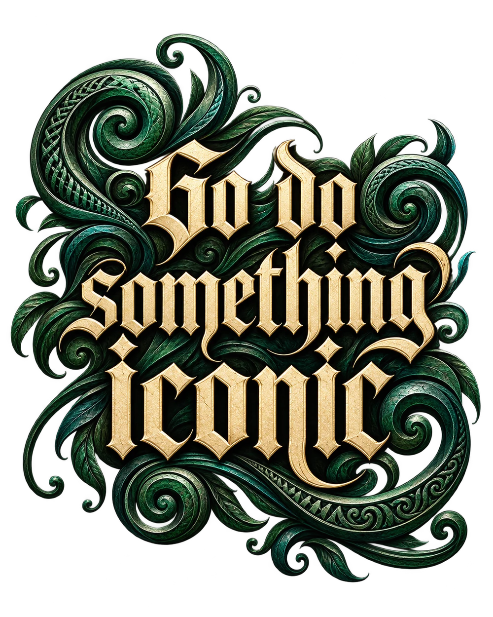 Go do something iconic