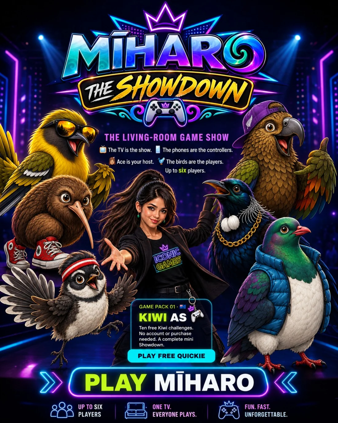 Mīharo: The Showdown with Ace and the bird players