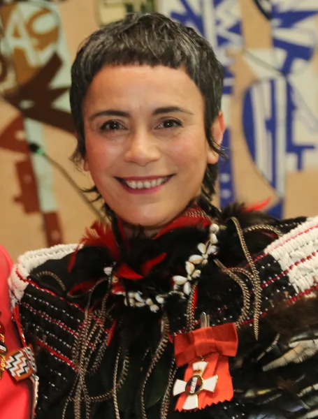 Photograph of Lisa Reihana