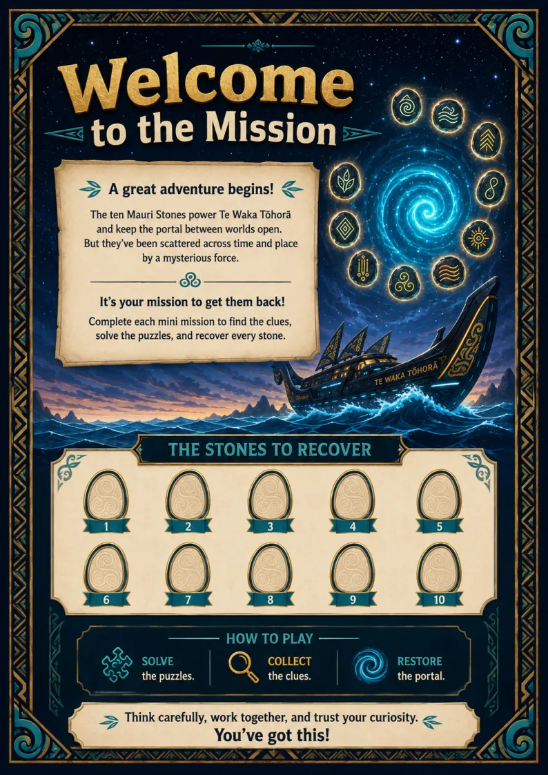 Mīharo Mini Missions: The Missing Mauri Stones — preview of page 2