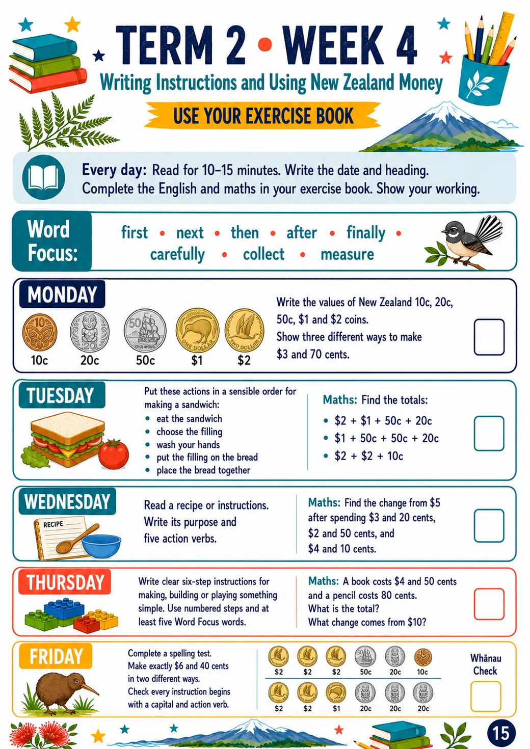 Year 3 Homework Book — preview of page 2