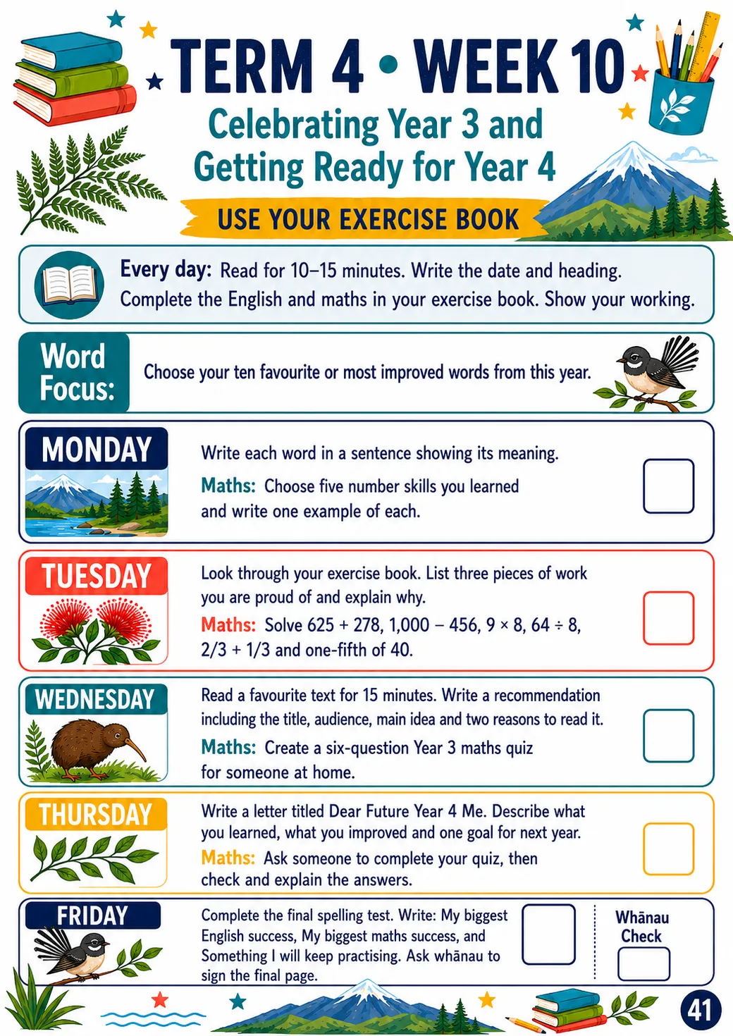 Year 3 Homework Book — preview of page 3