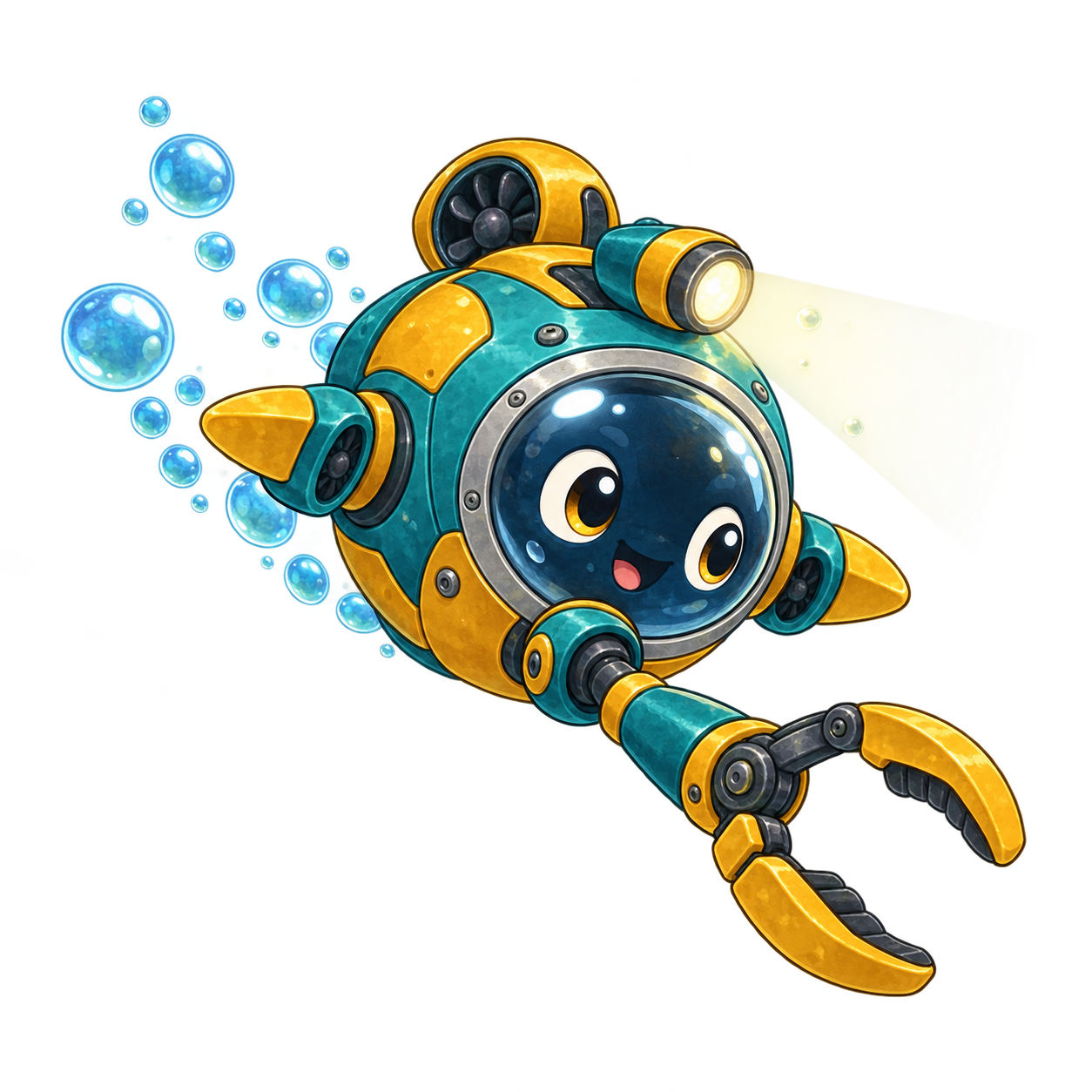 Kaitiaki underwater clean-up robot