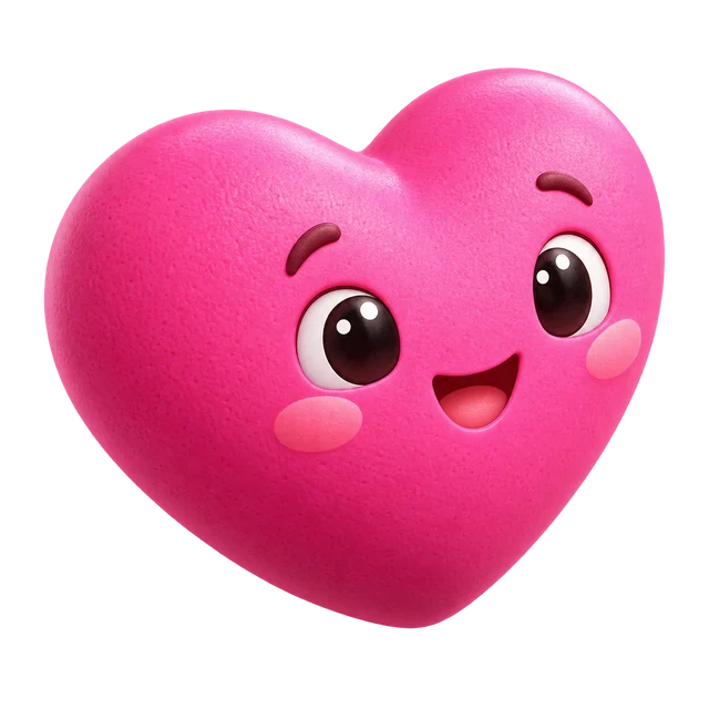 Heart-shaped squishy toy