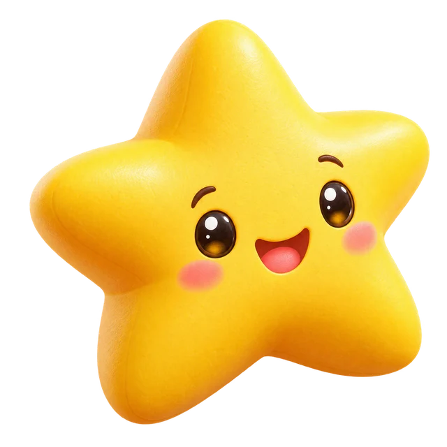 Star-shaped squishy toy