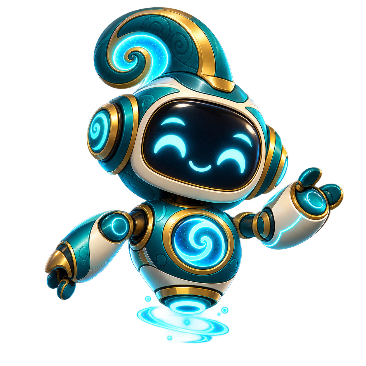 Friendly Time Machine robot