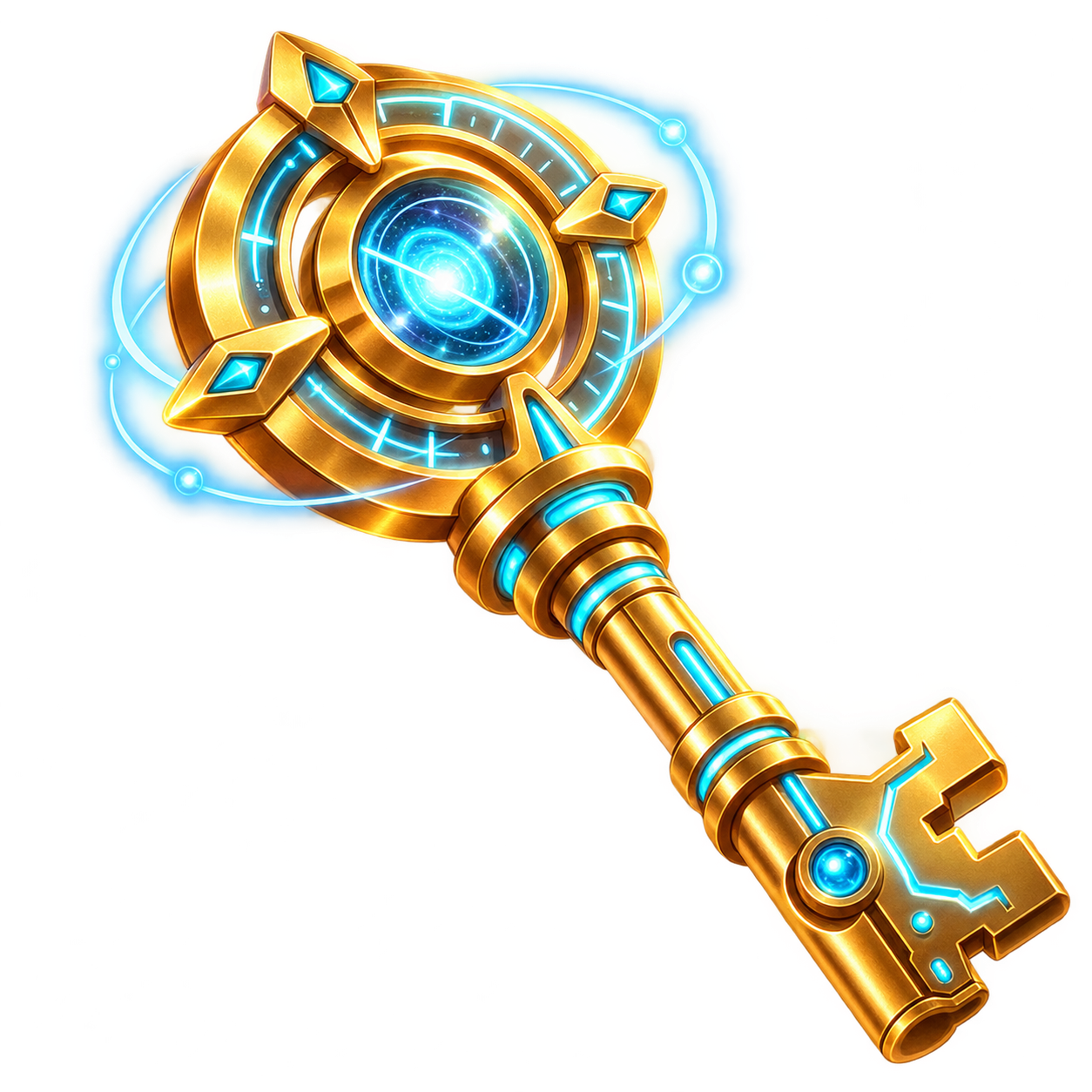 Glowing time key